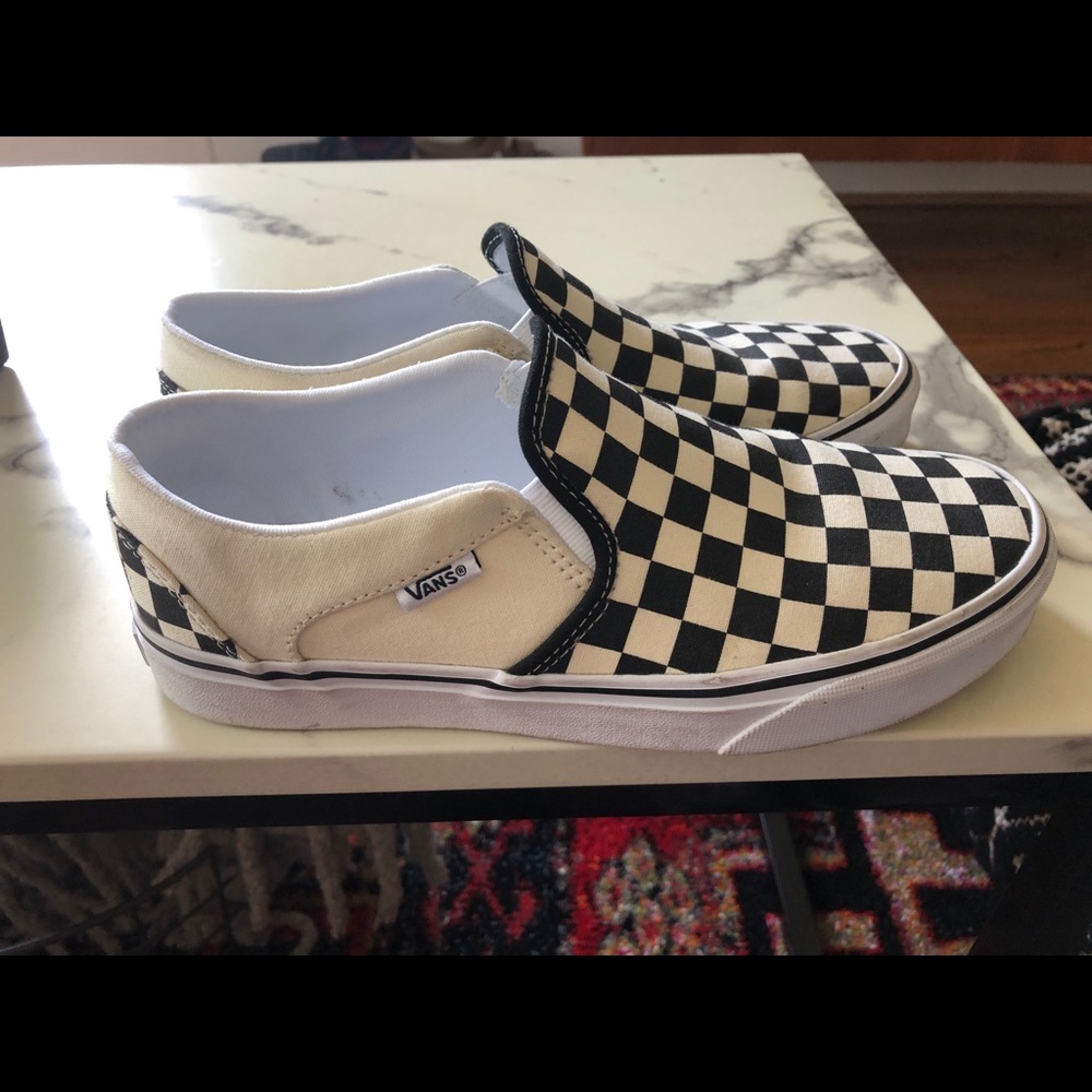 Checkered Vans
